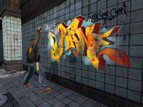 Cyber Hook is a fast-paced, 3D platformer that has you using parkour skills and a grappling hook to scale and ride walls, while fighting enemies and blasting blocks with a laser gun. . Graffiti games unblocked